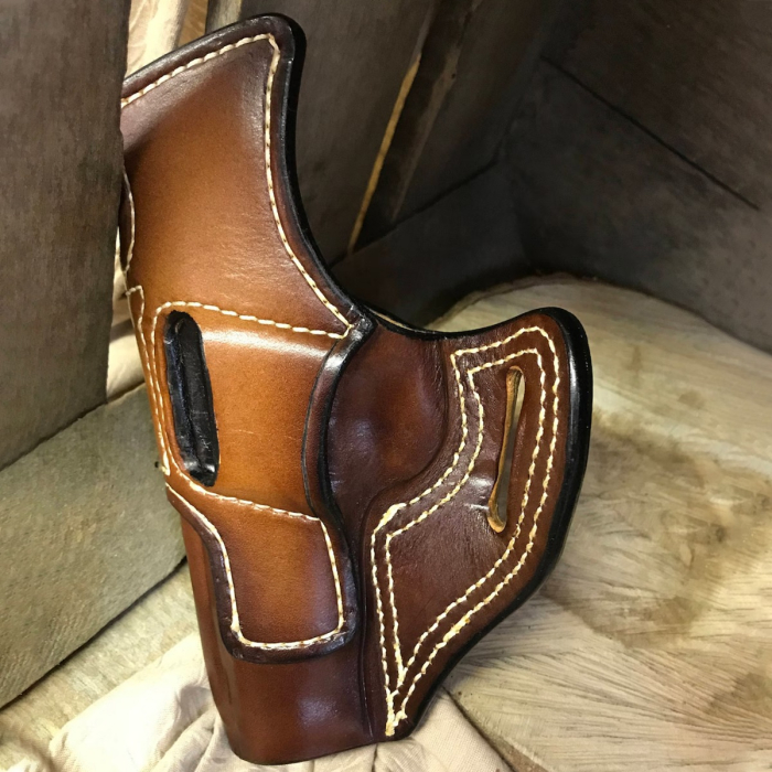 Two Tone Leather Avenger OWB Holster