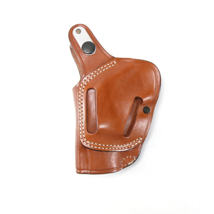 Two Way OWB Leather Revolver Holster With Thumb Break