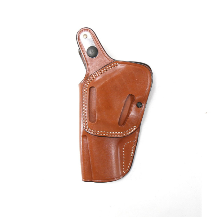 Two Way OWB Leather Revolver Holster With Thumb Break