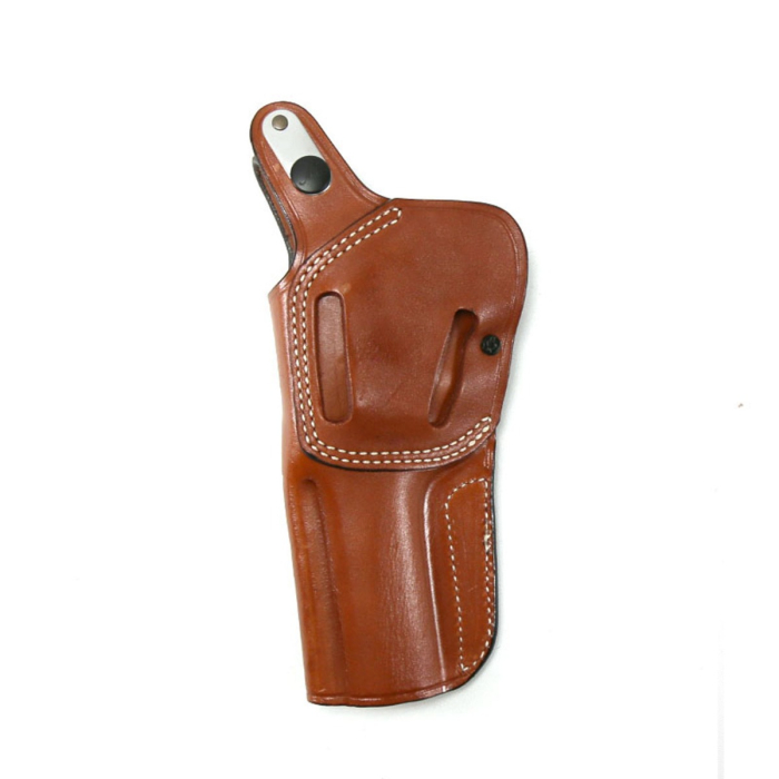Two Way OWB Leather Revolver Holster With Thumb Break
