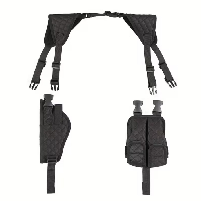 Tactical Nylon Shoulder Holster with Magazine Pouch