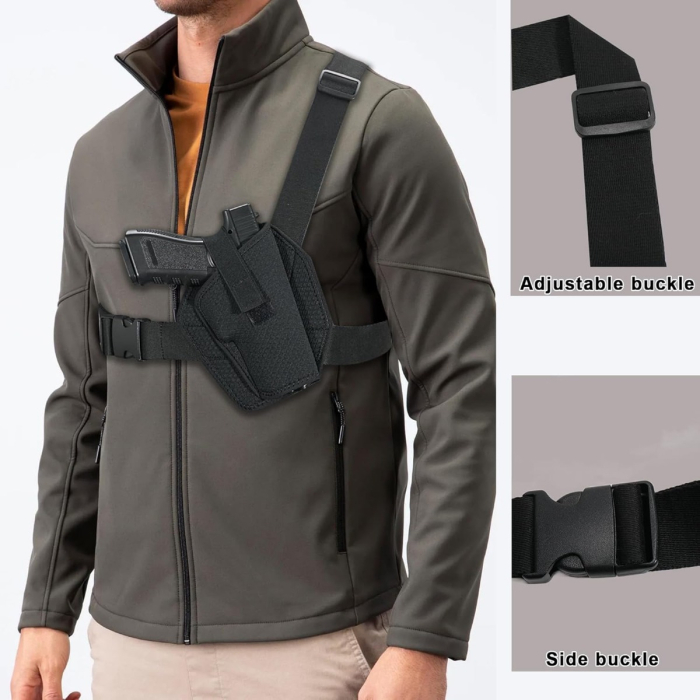 Black IBYADO Universal Chest Holster Harness