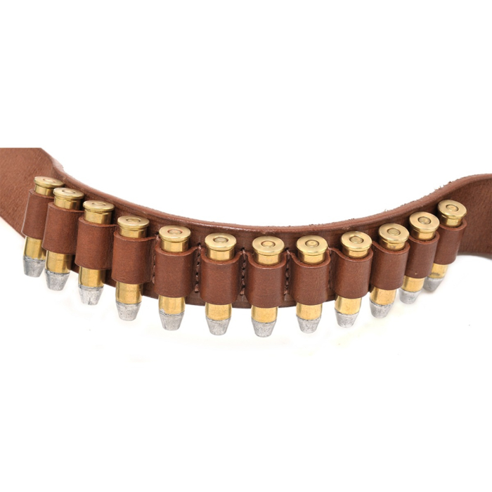 US M3 Victory Revolver Brown Leather Shoulder Holster with .38 Shell Loops (WWII Replica)