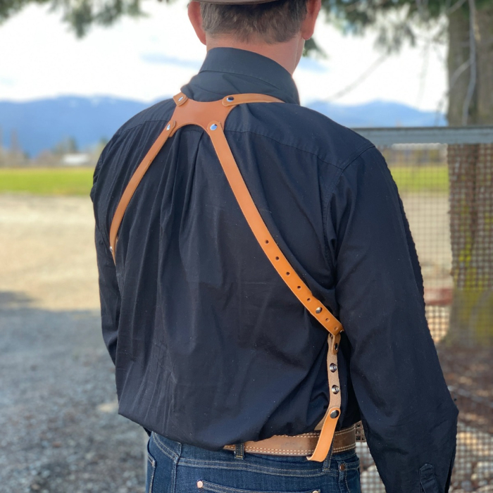 Custom Leather Vertical Shoulder Holster