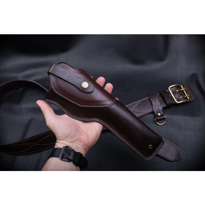 Vintage Leather Hunting Belt Holster