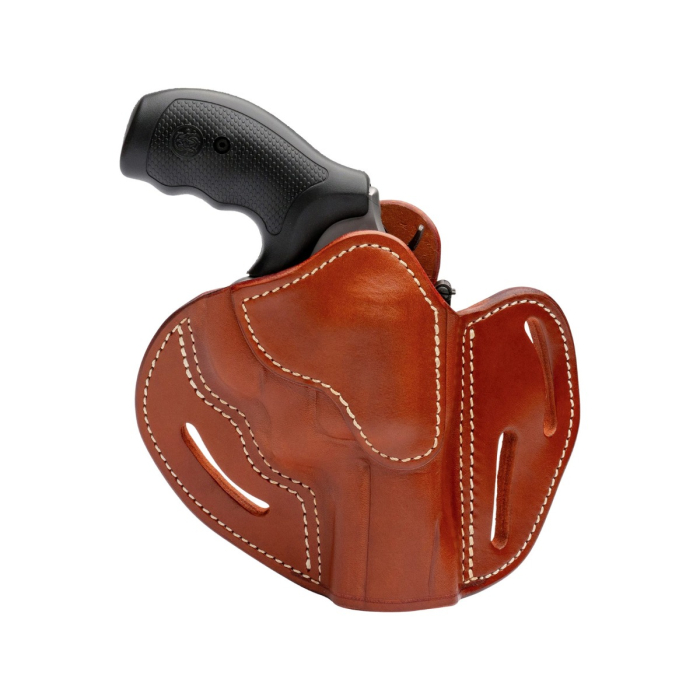 Vintage Leather OWB Revolver Belt Holster