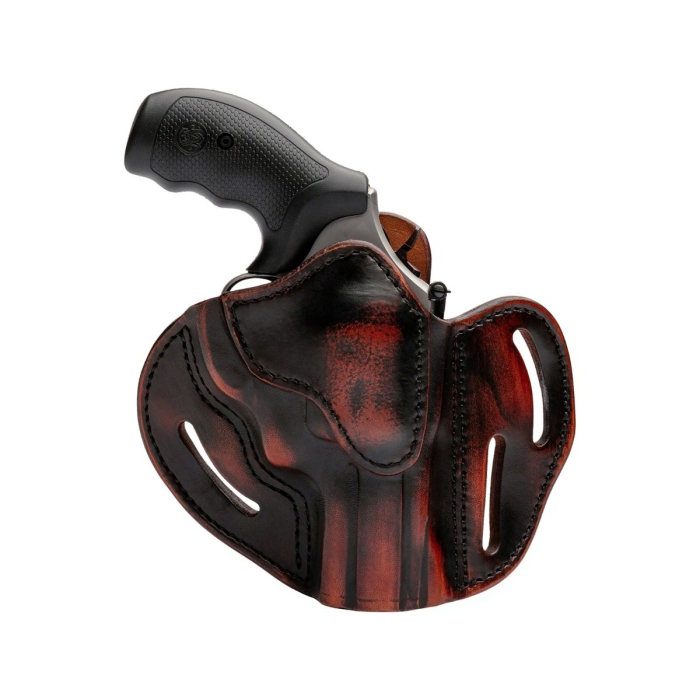 Vintage Leather OWB Revolver Belt Holster