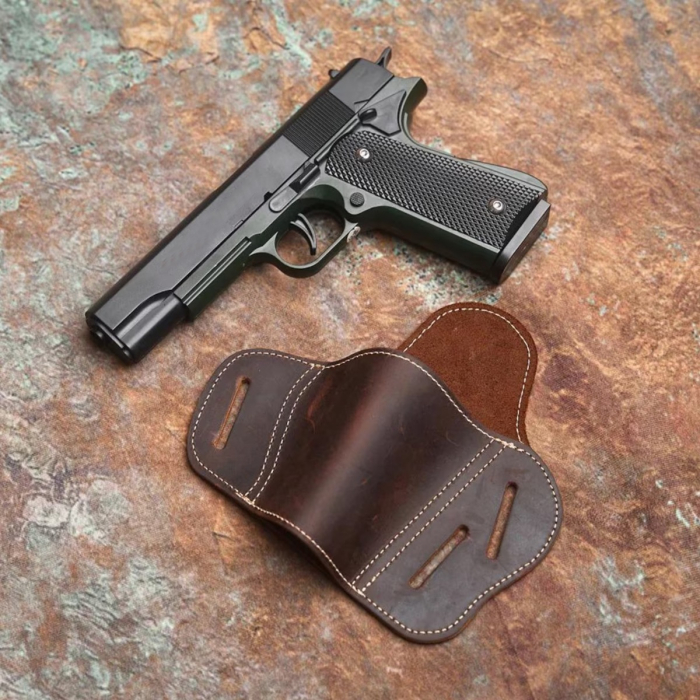 Western Style Leather OWB Belt Holster