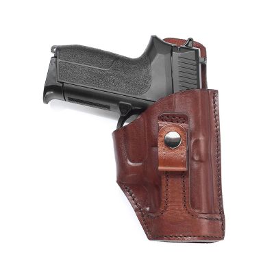 Brown Tuckable Leather IWB Holster (Slide Guard)