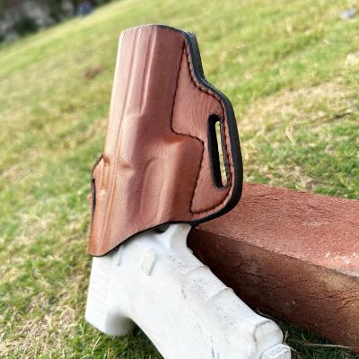 Handcrafted OWB Leather Gun Holster- Custom Hand Molded Full Grain Leather Holster