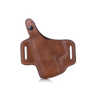 Exclusive Hand-Carved Leather Gun Holster – OWB Western Holster with Reinforced Steel Thumb Break